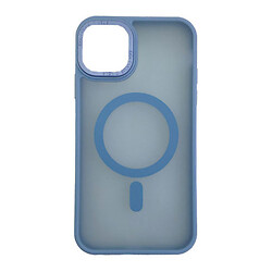 Чохол (накладка) Apple iPhone 14, Stiff Cover Colorful Matte, Ocean Blue, MagSafe, Синій