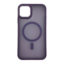 Чохол (накладка) Apple iPhone 14, Stiff Cover Colorful, MagSafe, Фіолетовий