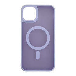Чехол (накладка) Apple iPhone XR, Stiff Cover Colorful Matte, MagSafe, Light Violet, Фиолетовый