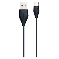 USB кабель Celebrat CB-10, Type-C, 1.0 м., Чорний