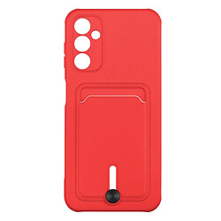Чохол (накладка) Samsung A145 Galaxy A14, Colorfull Pocket Card, Червоний