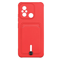 Чехол (накладка) Xiaomi Redmi 12C, Colorfull Pocket Card, Красный