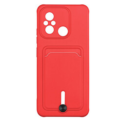Чехол (накладка) Xiaomi Redmi 12C, Colorfull Pocket Card, Красный