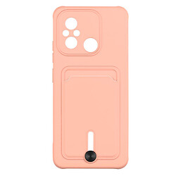 Чехол (накладка) Xiaomi Redmi 12C, Colorfull Pocket Card, Pink Sand, Розовый