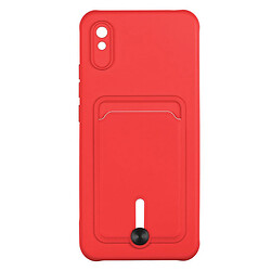 Чохол (накладка) Xiaomi Redmi 9a, Colorfull Pocket Card, Червоний