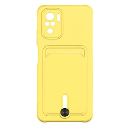 Чехол (накладка) Xiaomi Redmi Note 10 / Redmi Note 10s, Colorfull Pocket Card, Желтый