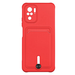 Чехол (накладка) Xiaomi Redmi Note 10 / Redmi Note 10s, Colorfull Pocket Card, Красный