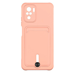 Чохол (накладка) Xiaomi Redmi Note 10 / Redmi Note 10s, Colorfull Pocket Card, Pink Sand, Рожевий