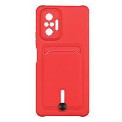 Чехол (накладка) Xiaomi Redmi 10 Pro Max / Redmi Note 10 Pro, Colorfull Pocket Card, Красный