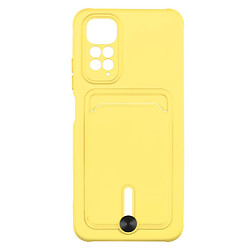 Чехол (накладка) Xiaomi Redmi Note 11 / Redmi Note 11S, Colorfull Pocket Card, Желтый