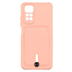 Чохол (накладка) Xiaomi Redmi Note 11 / Redmi Note 11S, Colorfull Pocket Card, Pink Sand, Рожевий