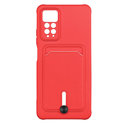 Чехол (накладка) Xiaomi Redmi Note 11 Pro, Colorfull Pocket Card, Красный