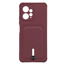 Чохол (накладка) Xiaomi Redmi Note 12, Colorfull Pocket Card, Maroon, Бордовий