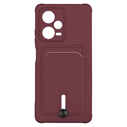 Чохол (накладка) Xiaomi Redmi Note 12 Pro Plus, Colorfull Pocket Card, Maroon, Бордовий