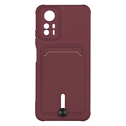 Чехол (накладка) Xiaomi Redmi Note 12S, Colorfull Pocket Card, Maroon, Бордовый