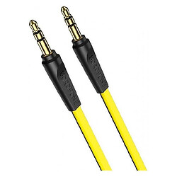 AUX кабель Borofone BL6, 3,5 мм., 1.0 м., Жовтий