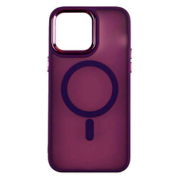 Чехол (накладка) Apple iPhone 15, Color Chrome Case, MagSafe, Dark Purple, Фиолетовый