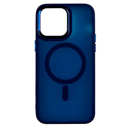 Чехол (накладка) Apple iPhone 15 Pro, Color Chrome Case, MagSafe, Dark Blue, Синий