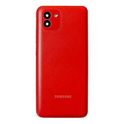 Задня кришка Samsung A032 Galaxy A03 Core, High quality, Червоний