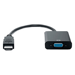 Адаптер REAL-EL EL123500020, VGA, HDMI, 0.15 м., Черный