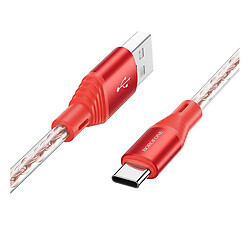 USB кабель Borofone BX96, Type-C, 1.0 м., Красный