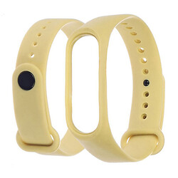 Ремінець Xiaomi Mi Band 3 / Mi Band 4, Silicone, Жовто-Зелений, Жовтий