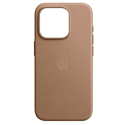 Чехол (накладка) Apple iPhone 15, Leather Case Color, MagSafe, Taupe, Коричневый