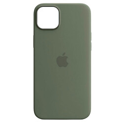 Чохол (накладка) Apple iPhone 15, Silicone Classic Case, MagSafe, Оливковий