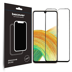 Захисне скло Samsung A346 Galaxy A34 5G, BeCover, Чорний