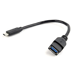 OTG кабель Cablexpert A-OTG-CMAF3-01, USB, 0.2 м., Чорний