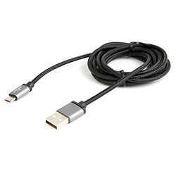 USB кабель Cablexpert CCB-mUSB2B-AMBM-6, MicroUSB, 1.8 м., Чорний