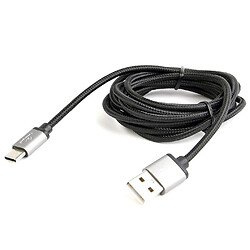 USB кабель Cablexpert CCB-mUSB2B-AMCM-6, Type-C, 1.8 м., Чорний