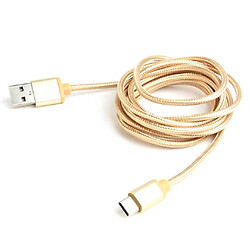 USB кабель Cablexpert CCB-mUSB2B-AMCM-6-G, Type-C, 1.8 м., Золотий
