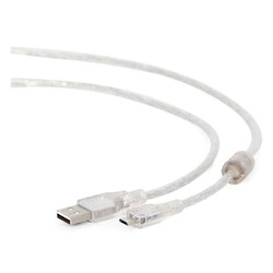 USB кабель Cablexpert CCP-mUSB2-AMBM-6-TR, MicroUSB, 1.8 м., Чорний