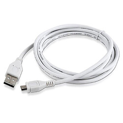 USB кабель Cablexpert CCP-mUSB2-AMBM-6-W, MicroUSB, 1.8 м., Белый