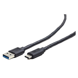 USB кабель Cablexpert CCP-USB3-AMCM-0.1M, Type-C, 0.1 м., Чорний