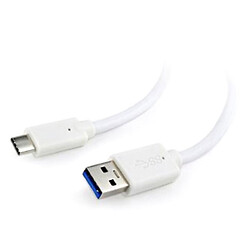 USB кабель Cablexpert CCP-USB3-AMCM-6-W, Type-C, 1.8 м., Белый