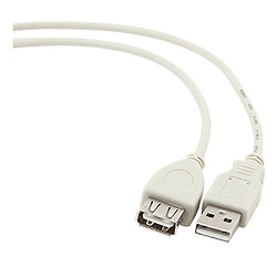 OTG кабель Cablexpert CC-USB2-AMAF-75CM, USB, 0.75 м., Белый
