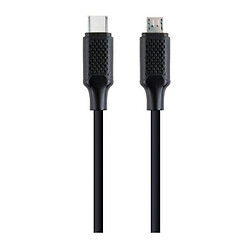 USB кабель Cablexpert CC-USB2-CMMBM-1.5M, MicroUSB, Type-C, 1.5 м., Чорний