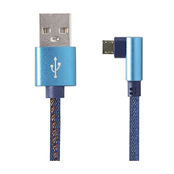 USB кабель Cablexpert CC-USB2J-AMmBML-1M-BL, MicroUSB, 1.0 м., Синій