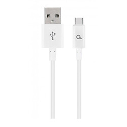USB кабель Cablexpert CC-USB2P-AMCM-1M-W, Type-C, 1.0 м., Білий
