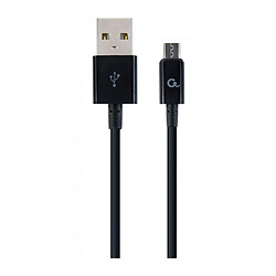 USB кабель Cablexpert CC-USB2P-AMmBM-1M, MicroUSB, 1.0 м., Чорний
