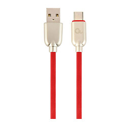 USB кабель Cablexpert CC-USB2R-AMCM-1M-R, Type-C, 1.0 м., Червоний