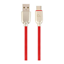 USB кабель Cablexpert CC-USB2R-AMCM-2M-R, Type-C, 2.0 м., Червоний