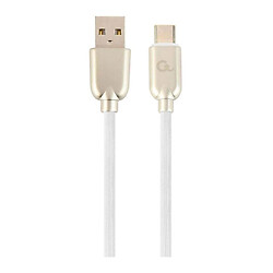 USB кабель Cablexpert CC-USB2R-AMCM-2M-W, Type-C, 2.0 м., Белый