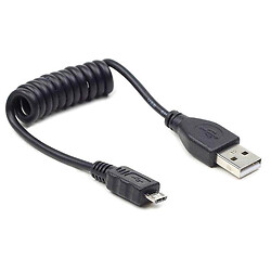 USB кабель Cablexpert CC-mUSB2C-AMBM-0.6M, MicroUSB, 0.6 м., Чорний