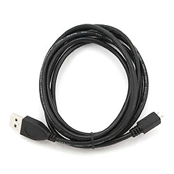 USB кабель Cablexpert CCP-mUSB2-AMBM-6, MicroUSB, 1.8 м., Чорний