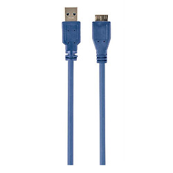 USB кабель Gembird CCP-mUSB3-AMBM-6, MicroUSB, 1.8 м., Синій