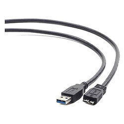 USB кабель Gembird CCP-mUSB3-AMBM-0.5M, Micro-B, 0.5 м., Чорний