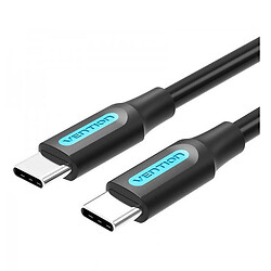 USB кабель Vention COSBD, Type-C, Type-C, 0.5 м., Чорний